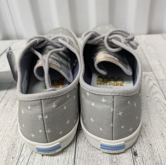 Toms Gray Star Pattern Flats with Disney Character Detail - Picture 6 of 10